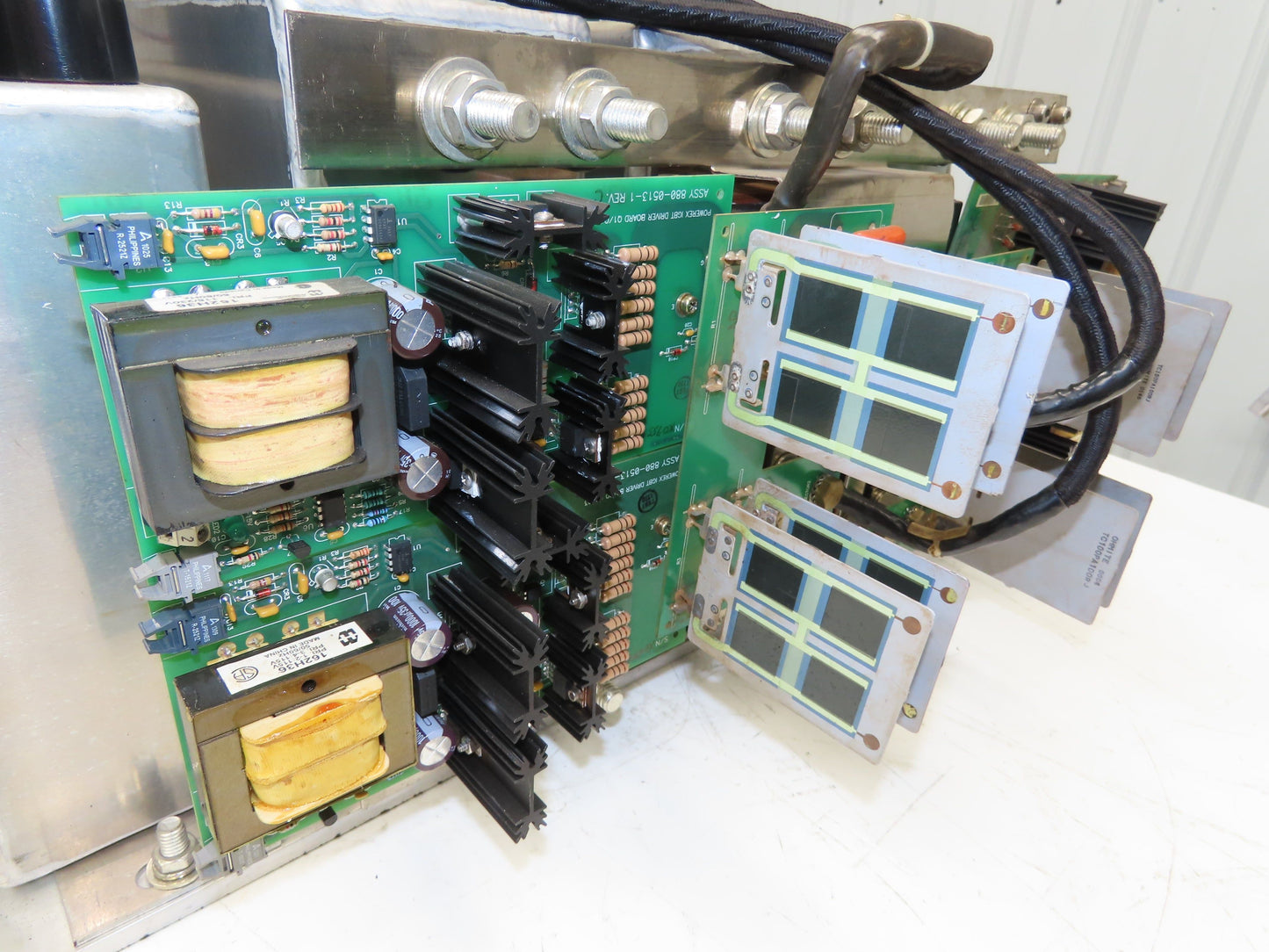 Rofin Sinar 880-2046-1 Capacitor Sub Assembly 900VDC 10mF 10000uF