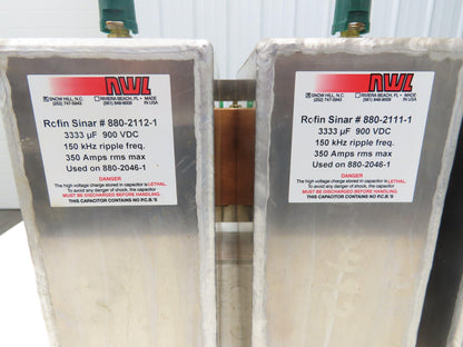 Rofin Sinar 880-2046-1 Capacitor Sub Assembly 900VDC 10mF 10000uF