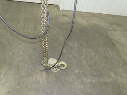Yale KEL 2 Ton Electric Chain Hoist 8 FPM 10' Lift 230/460 Volt 3PH Trolley