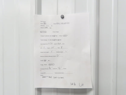 Yale KEL 2 Ton Electric Chain Hoist 8 FPM 10' Lift 230/460 Volt 3PH Trolley