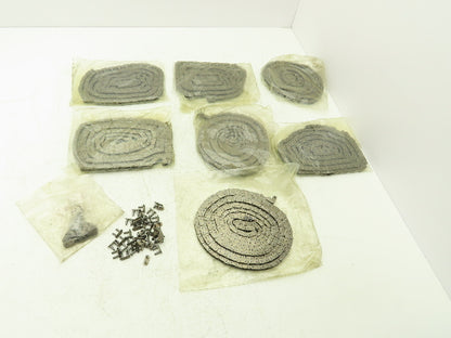 Daido Kogyo DID35F Sharp Top Conveyor Roller Chain #35 Serrated 10' Lot of 7