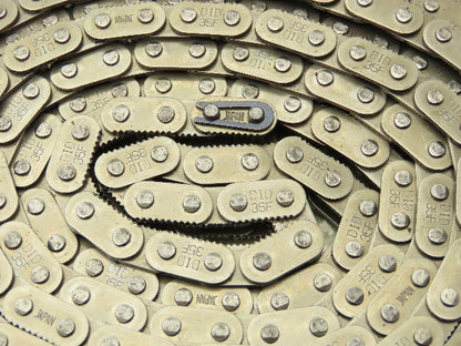 Daido Kogyo DID35F Sharp Top Conveyor Roller Chain #35 Serrated 10' Lot of 7