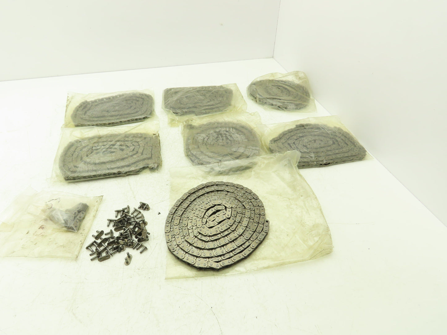 Daido Kogyo DID35F Sharp Top Conveyor Roller Chain #35 Serrated 10' Lot of 7