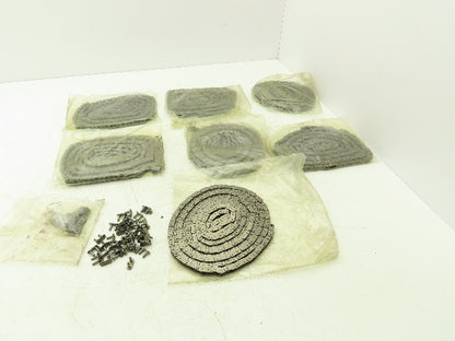 Daido Kogyo DID35F Sharp Top Conveyor Roller Chain #35 Serrated 10' Lot of 7