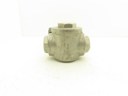 Dixon RP-BA-101-DA Pneumatic Actuated 2" CF8M 3 Way Stainless Ball Valve 800 WOG