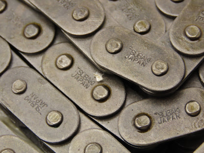 Tsubaki #40 Flat Roller Chain Riveted 10' Length Lot of 2