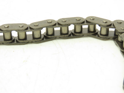 Tsubaki #40 Flat Roller Chain Riveted 10' Length Lot of 2