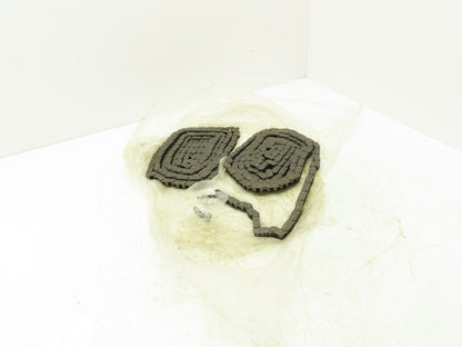 Tsubaki #40 Flat Roller Chain Riveted 10' Length Lot of 2