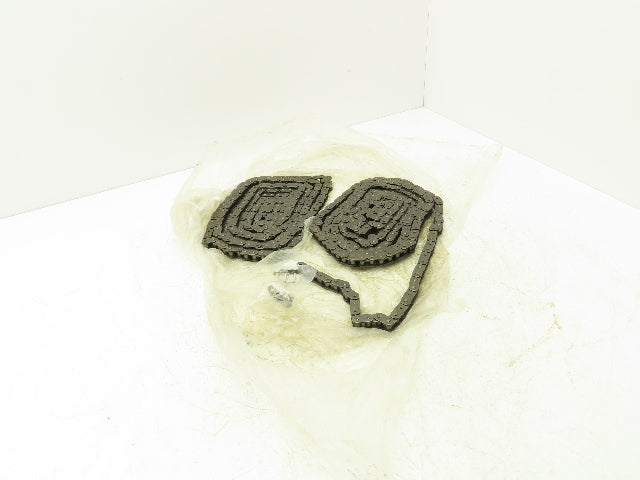 Tsubaki #40 Flat Roller Chain Riveted 10' Length Lot of 2