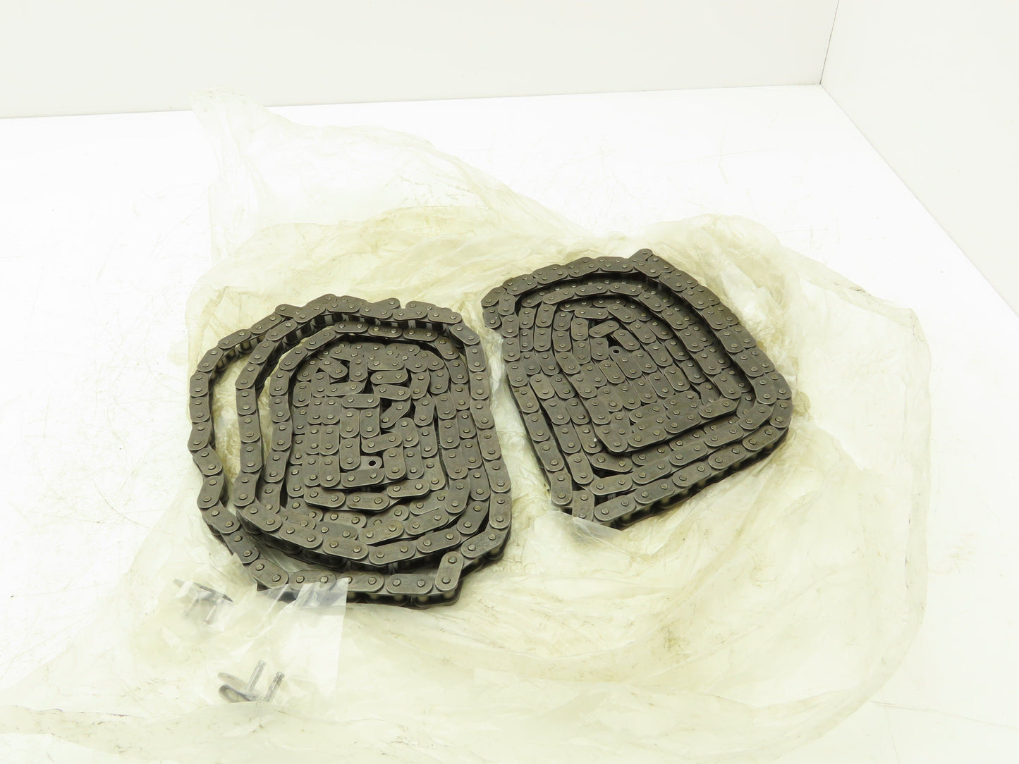 Tsubaki #40 Flat Roller Chain Riveted 10' Length Lot of 2