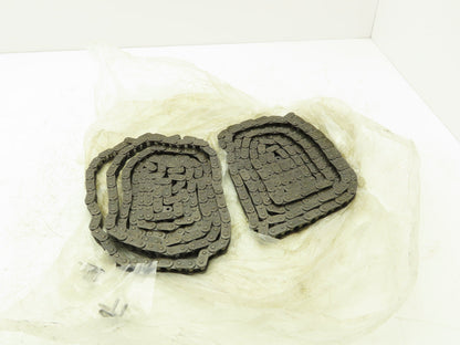 Tsubaki #40 Flat Roller Chain Riveted 10' Length Lot of 2