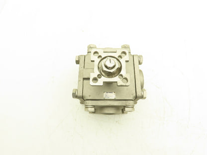 Dixon EG-3WL-015 Pneumatic Actuated Stainless Steel Ball Valve Only 1.5" 3 Way