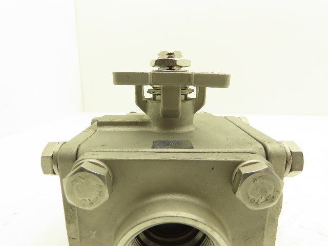 Dixon EG-3WL-015 Pneumatic Actuated Stainless Steel Ball Valve Only 1.5" 3 Way