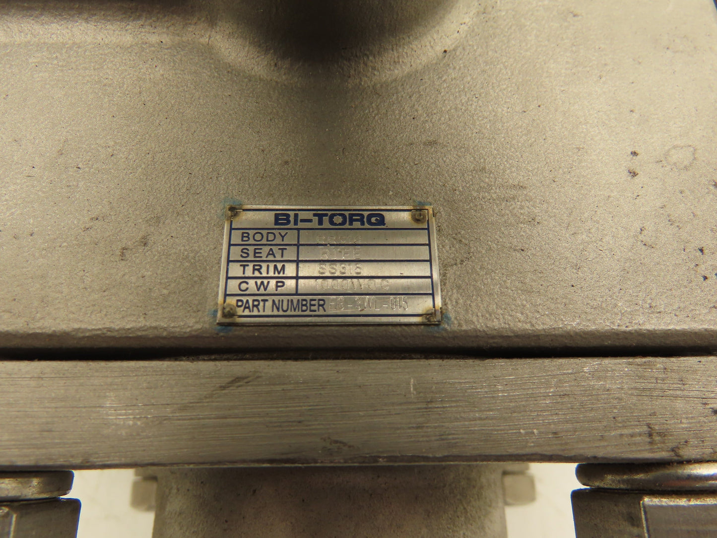 Dixon EG-3WL-015 Pneumatic Actuated Stainless Steel Ball Valve Only 1.5" 3 Way