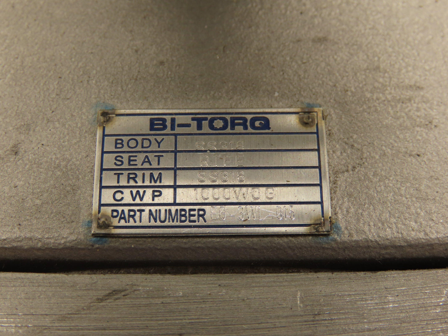 Dixon EG-3WL-015 Pneumatic Actuated Stainless Steel Ball Valve Only 1.5" 3 Way