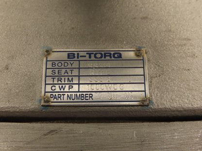 Dixon EG-3WL-015 Pneumatic Actuated Stainless Steel Ball Valve Only 1.5" 3 Way