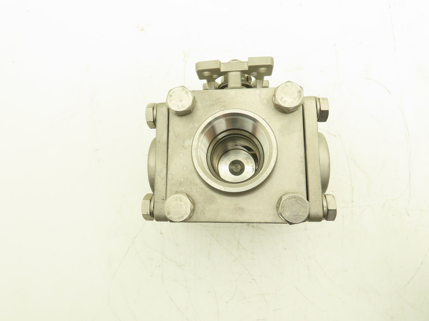 Dixon EG-3WL-015 Pneumatic Actuated Stainless Steel Ball Valve Only 1.5" 3 Way