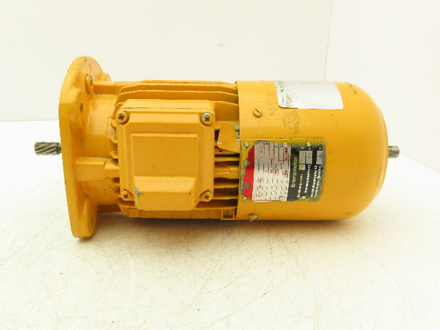 Nord SK13VL-63L/4BRE4WE Brake Motor 0.18kw 1625 RPM 230/460V 3PH Twist Spline