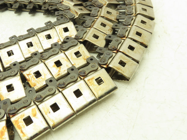 Tsubaki #40 Bindery Attachment Roller Chain 0.50" Pitch 10' Conveying Chain