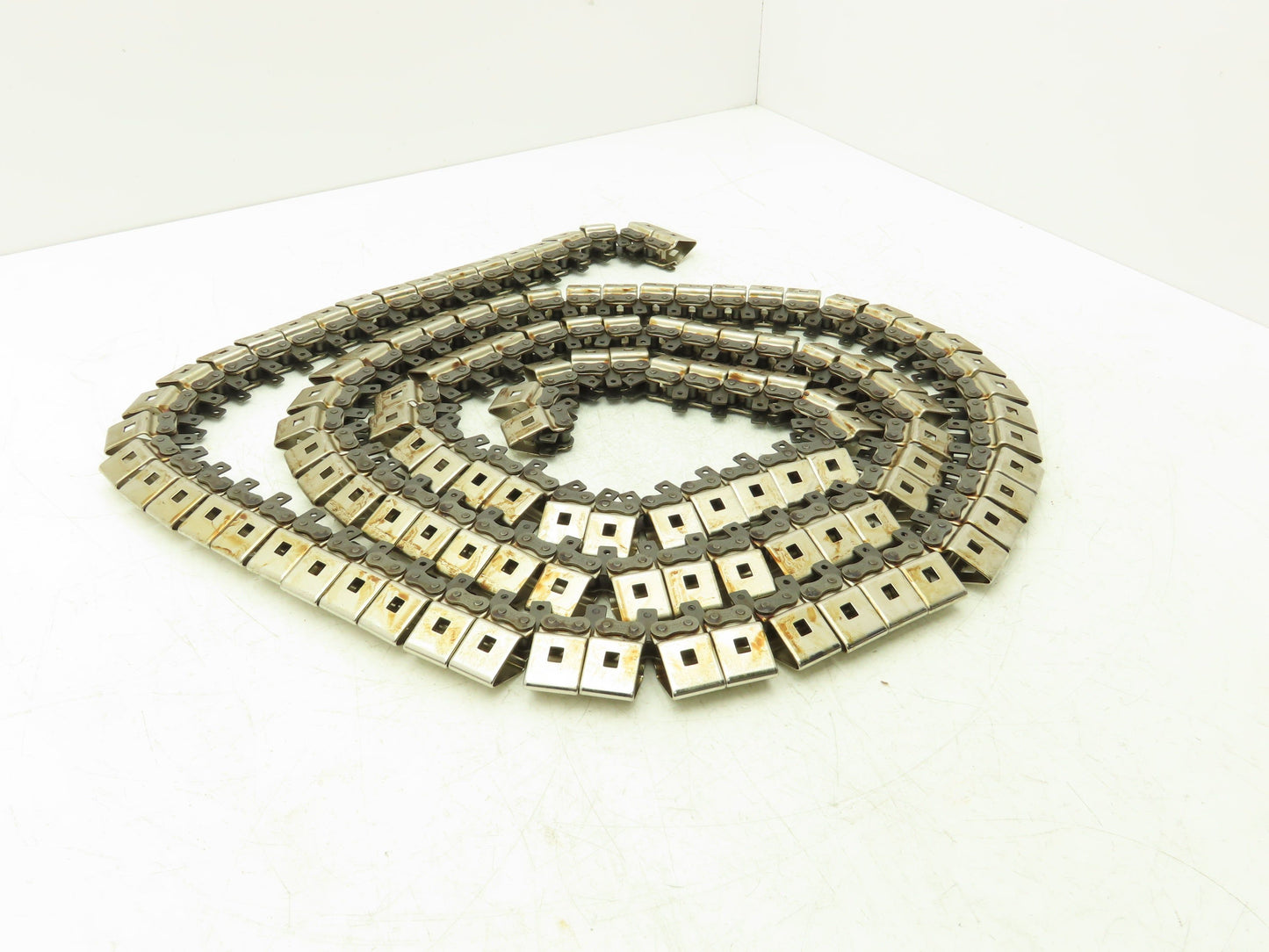 Tsubaki #40 Bindery Attachment Roller Chain 0.50" Pitch 10' Conveying Chain