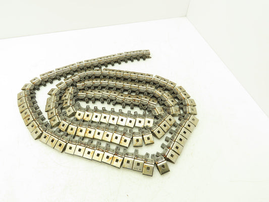 Tsubaki #40 Bindery Attachment Roller Chain 0.50" Pitch 10' Conveying Chain