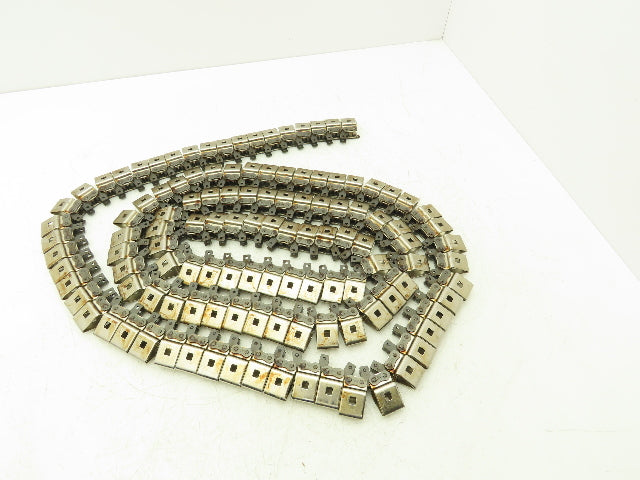 Tsubaki #40 Bindery Attachment Roller Chain 0.50" Pitch 10' Conveying Chain