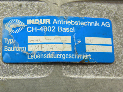 Ber-Mar/Indur AF.71.S2.7000 Gearmotor 47rpm .75Hp 230-400V 60:1 Reducer IEC 71