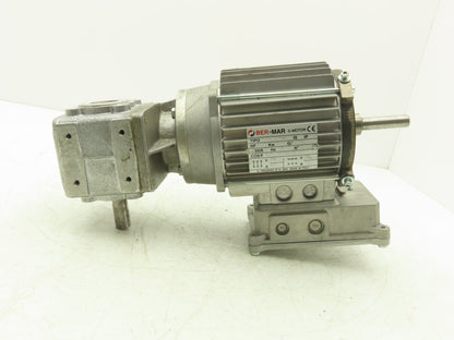 Ber-Mar/Indur AF.71.S2.7000 Gearmotor 47rpm .75Hp 230-400V 60:1 Reducer IEC 71