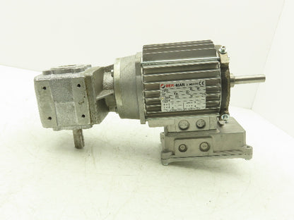 Ber-Mar/Indur AF.71.S2.7000 Gearmotor 47rpm .75Hp 230-400V 60:1 Reducer IEC 71