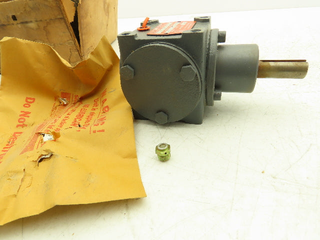 Hub City Model M3 CF Bevel Gear Drive 1:1 Gearbox Right Angle 5/8" Shaft