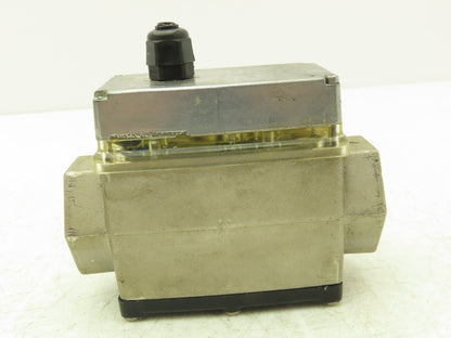 Kobold EDM-3203SC Turbine Flow Rate Meter Totalizer 1"NPT Battery Powered