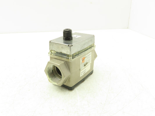Kobold EDM-4203SC Turbine Flow Rate Meter Totalizer 1"NPT Battery Powered