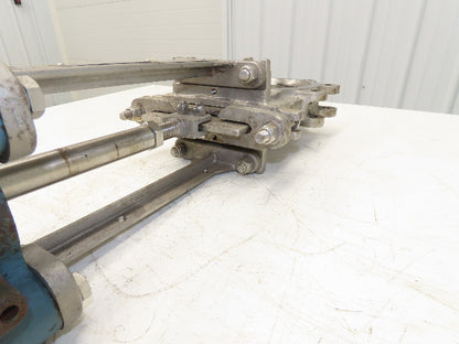 DeZurik 9491288 Knife Gate Valve 5" Pneumatic Cylinder Actuated Lug Flange