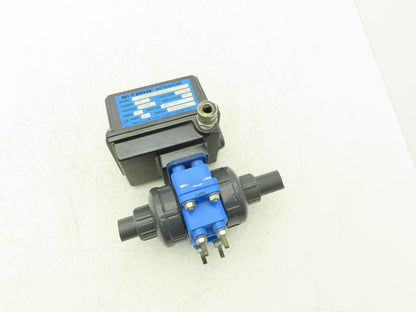 Bi-Torq 3/4" PVC Ball Valve 2-Way 115V Electric Actuator IC-3PS-07-100-E-A-4