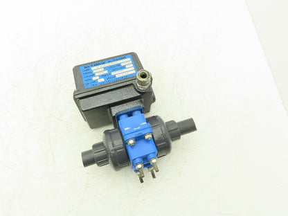 Bi-Torq 3/4" PVC Ball Valve 2-Way 115V Electric Actuator IC-3PS-07-100-E-A-4
