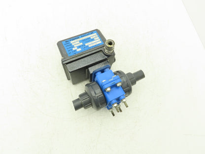 Bi-Torq 3/4" PVC Ball Valve 2-Way 115V Electric Actuator IC-3PS-07-100-E-A-4
