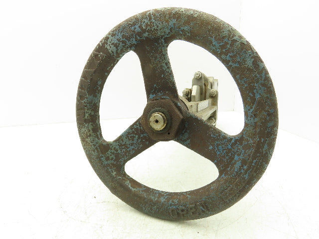 Velan L10-0310C-13SL 3" Stainless Knife Gate Valve 316SS Rising Stem Lug Style