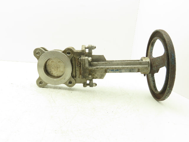 Velan L10-0310C-13SL 3" Stainless Knife Gate Valve 316SS Rising Stem Lug Style