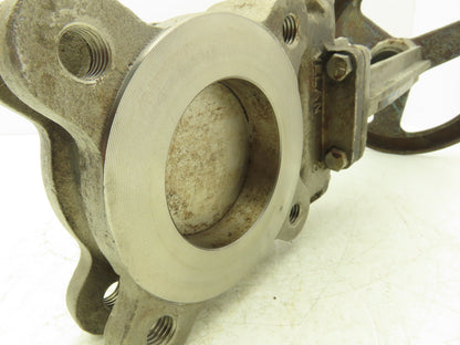 Velan L10-0310C-13SL 3" Stainless Knife Gate Valve 316SS Rising Stem Lug Style