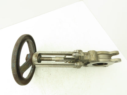 Velan L10-0310C-13SL 3" Stainless Knife Gate Valve 316SS Rising Stem Lug Style