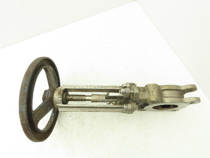 Velan L10-0310C-13SL 3" Stainless Knife Gate Valve 316SS Rising Stem Lug Style