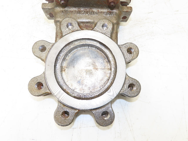 DeZurik 9258998 4" Knife Gate Valve 316 SS Rising Stem Lug Style Fig 824