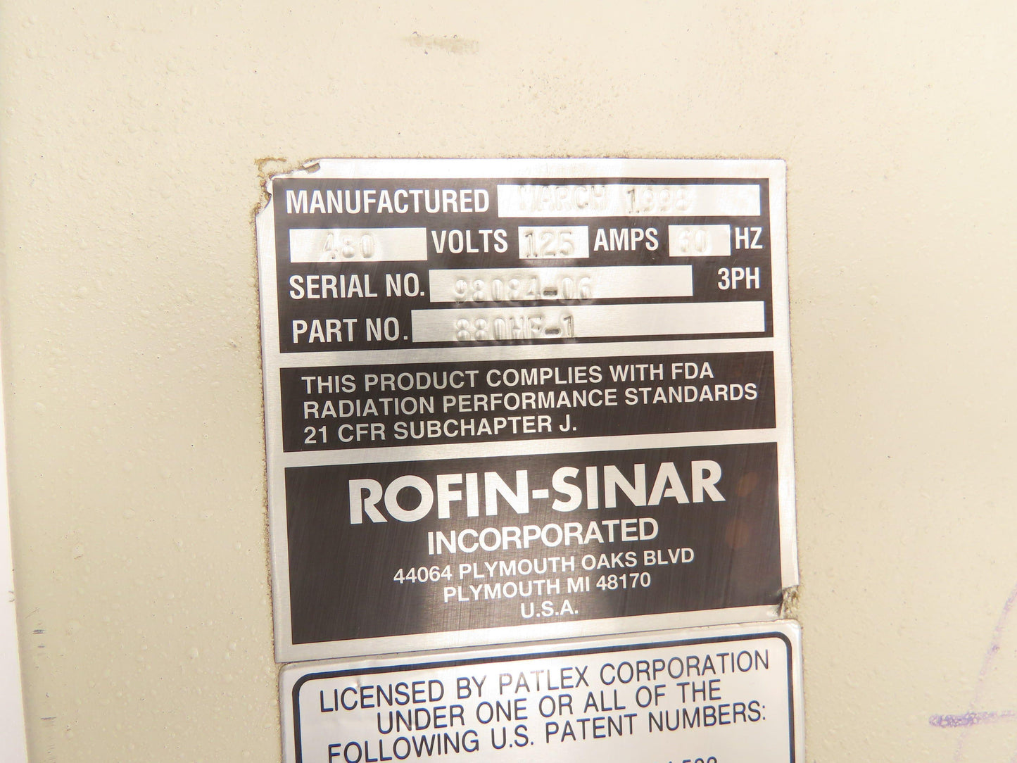 Rofin Sinar 880HF-1 Laser Mirror Assembly CNC Cutter Liquid Cooled