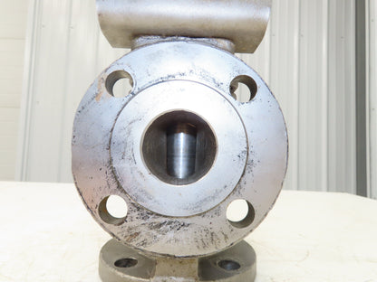 Flowserve B100D Pneumatic Actuator w/Positioner 3 way 2" Idurco Plug Valve