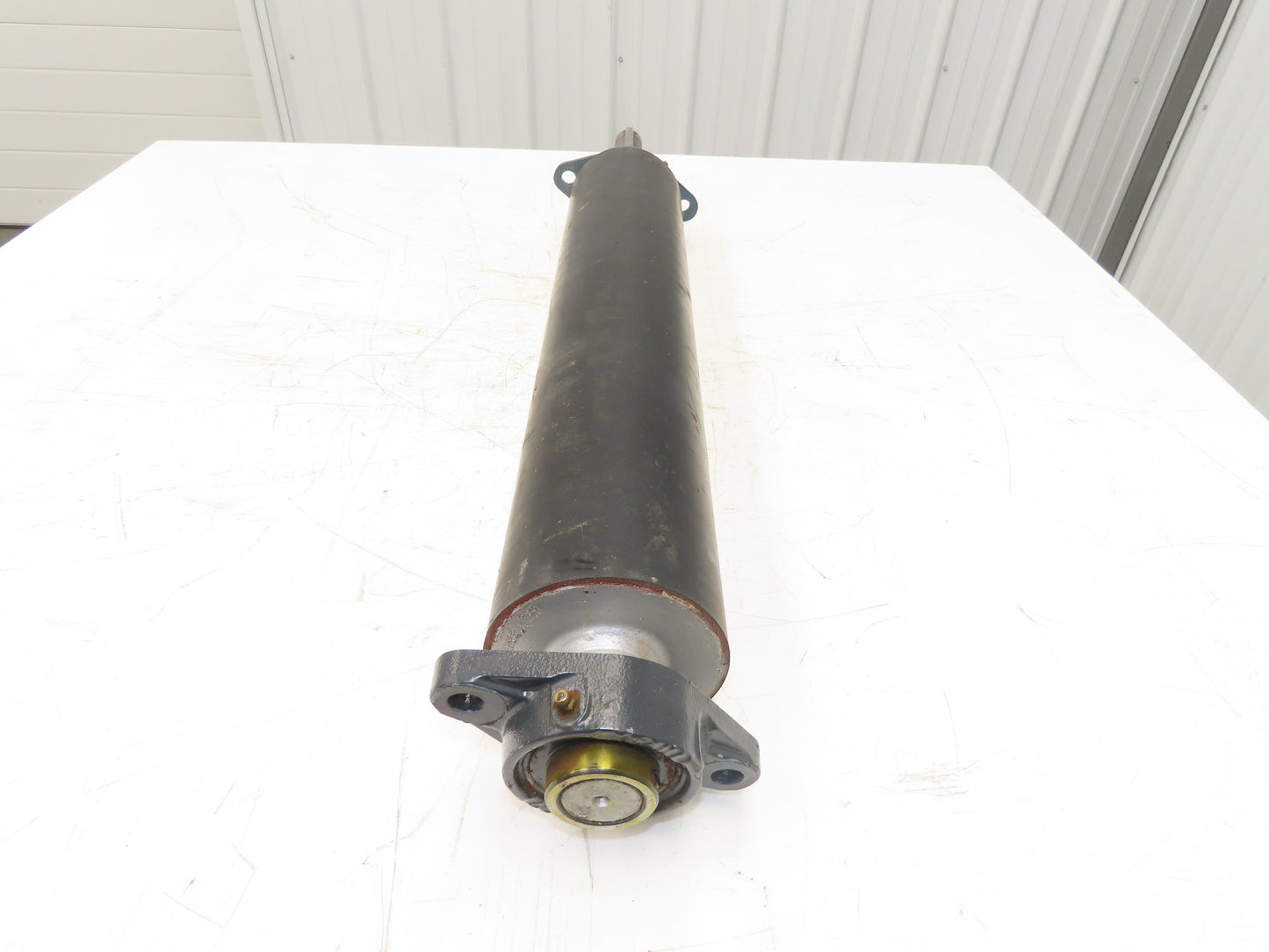 4.5"x 24" Lagged Conveyor Pulley Drive/Tail Pulley 1-3/8" Ext Shaft w/Bearings