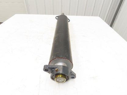 4.5"x 24" Lagged Conveyor Pulley Drive/Tail Pulley 1-3/8" Ext Shaft w/Bearings