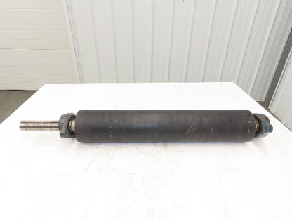 4.5"x 24" Lagged Conveyor Pulley Drive/Tail Pulley 1-3/8" Ext Shaft w/Bearings