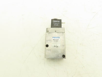 Festo 26628 MFH-3-1/4-SA Solenoid Valve 3 Way 2 Pos 145 PSI 1/4"NPT NC 24VDC