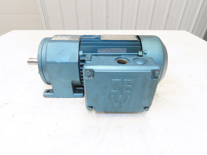 Sew-Eurodrive R32DT80N4 Inline Gearmotor 5.3:1 Reducer 321rpm 1Hp 230/460V