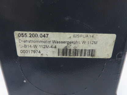 EMWB F112-4M Water Cooled AC Motor 4kw 1420rpm 220/400V 3PH 50Hz IEC 112M Metric
